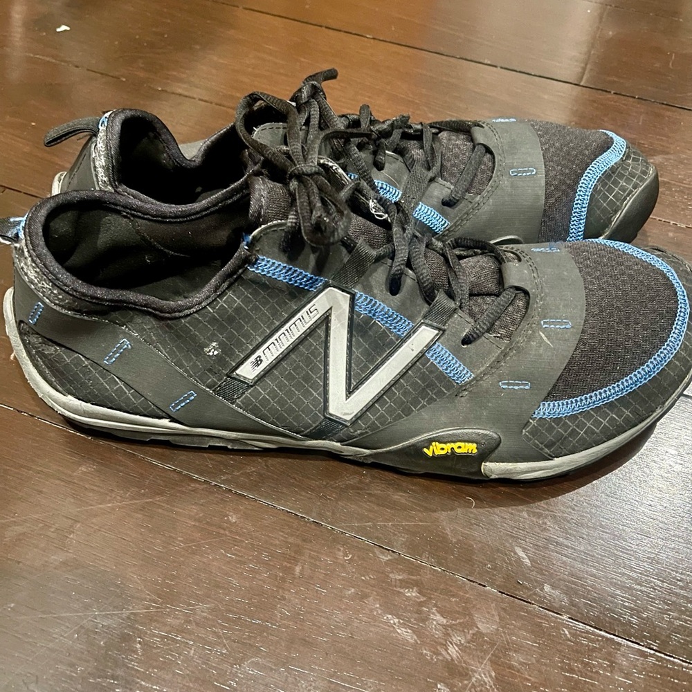 New Balance Minimus Black and Blue Men's Shoes
